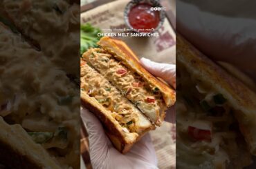 Chicken Melt Sandwich #chickensandwich #sandwichrecipe #shorts