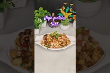 High protein salad recipes #shorts #shortsfeed #shortsvideo #recipe