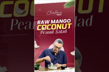 Raw Mango Coconut Peanut Salad #shorts #saladrecipe #mangorecipe #recipe #healthyfood #food #viral