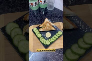 avocado sandwich #healthy #breakfast #cooking #shorts