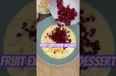 Sweet&Creamy Fruit Custard Recipe| Healthy&Easy Home Made Fruit Custard Desert|Fruit Salad|Pudding