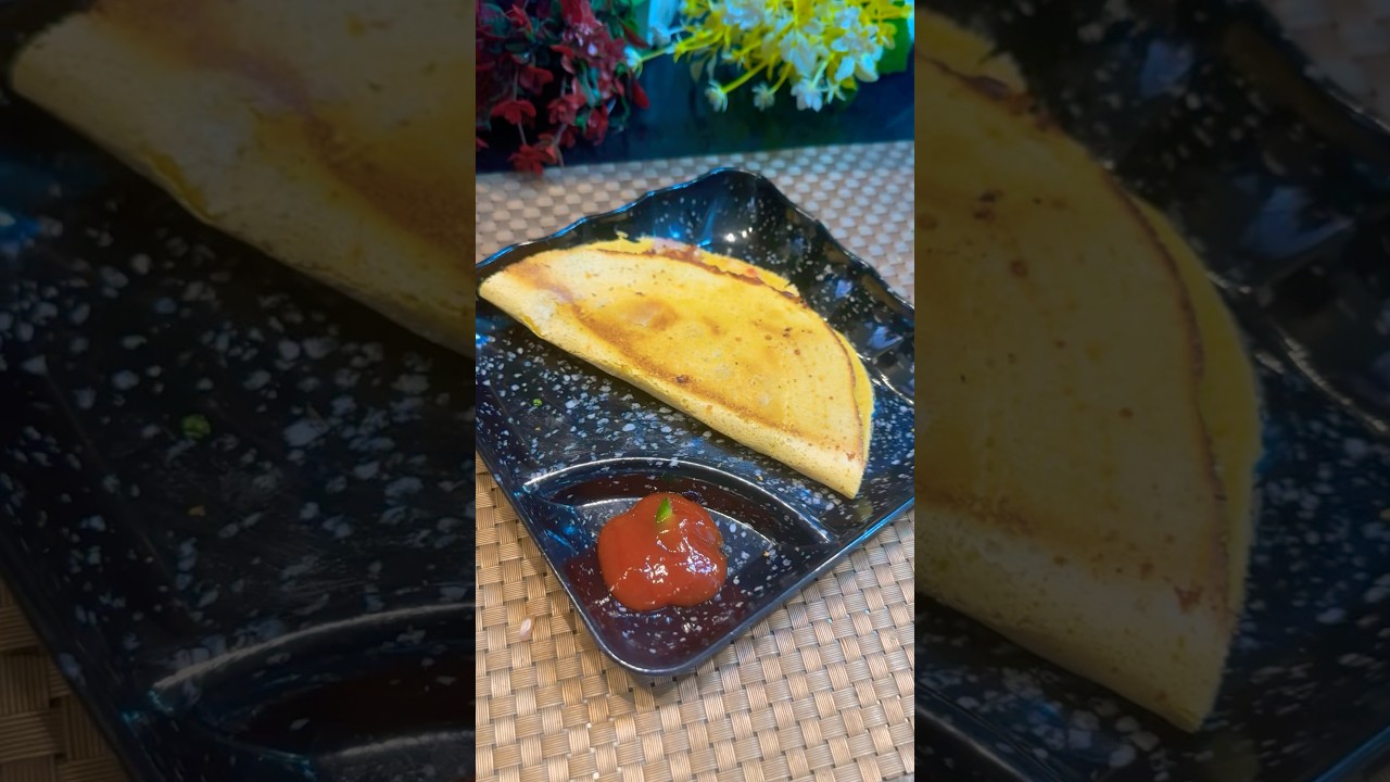 Healthy breakfast jaldi bnao Crispy tawa chilla #shorts #healthy Healthy breakfast jaldi bnao Crispy tawa chilla #shorts #healthy