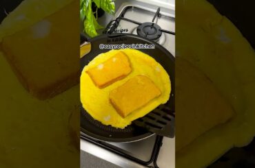 5 Min Breakfast | One Pan Egg Toast #asmr #breakfast #shortsfeed