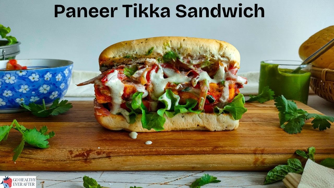 Paneer Tikka Sandwich | Healthy High-Protein Sandwich Recipe with Smoky Tandoori Flavors Paneer Tikka Sandwich | Healthy High-Protein Sandwich Recipe with Smoky Tandoori Flavors
