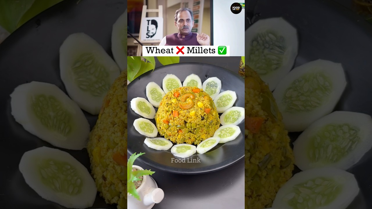 Healthy Millet Pulav Recipe by Manish Acharya #shorts Healthy Millet Pulav Recipe by Manish Acharya #shorts