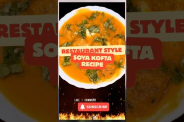 Soya Kofta Curry #recipe #shorts #homemade