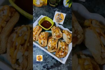 No Fry and No Oil (Bread Taco) Healthy and Tasty #tacos #streetfood #shorts #trending #recipe