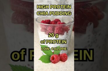 High Protein Chia Pudding Recipies | Easy Recipe For Weight Loss | Low Calorie Breakfast | Diet