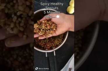Moong Sprouts #spicy #weightloss #shorts #trending #youtubeshorts #chill #healthy #healthyfood #food