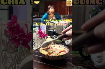 Navratri Vrat Special Chia Seed Pudding | Hina Khan’s Healthy Sweet Recipe#shorts