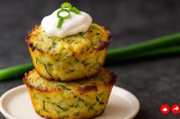 Weight Loss Zucchini Potato Muffins | Healthy No-Fry Recipe for Quick Meals
