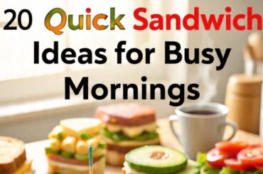 Healthy Sandwich Recipes You Can Make in 5 Minutes | Quick Breakfast