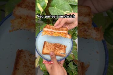 Veg paneer sandwich #shorts #trending #viral #recipe #ytshort  #recipe #shortsfeed #cooking #food