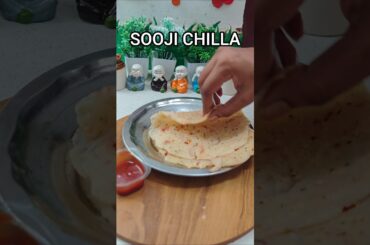 Suji ka chilla /healthy breakfast recipe#suji #shorts #samosa #chilla #recipe #cheelarecipe #easy