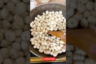 Phool makhana fry #recipe #healthy snack #weightloss recipe