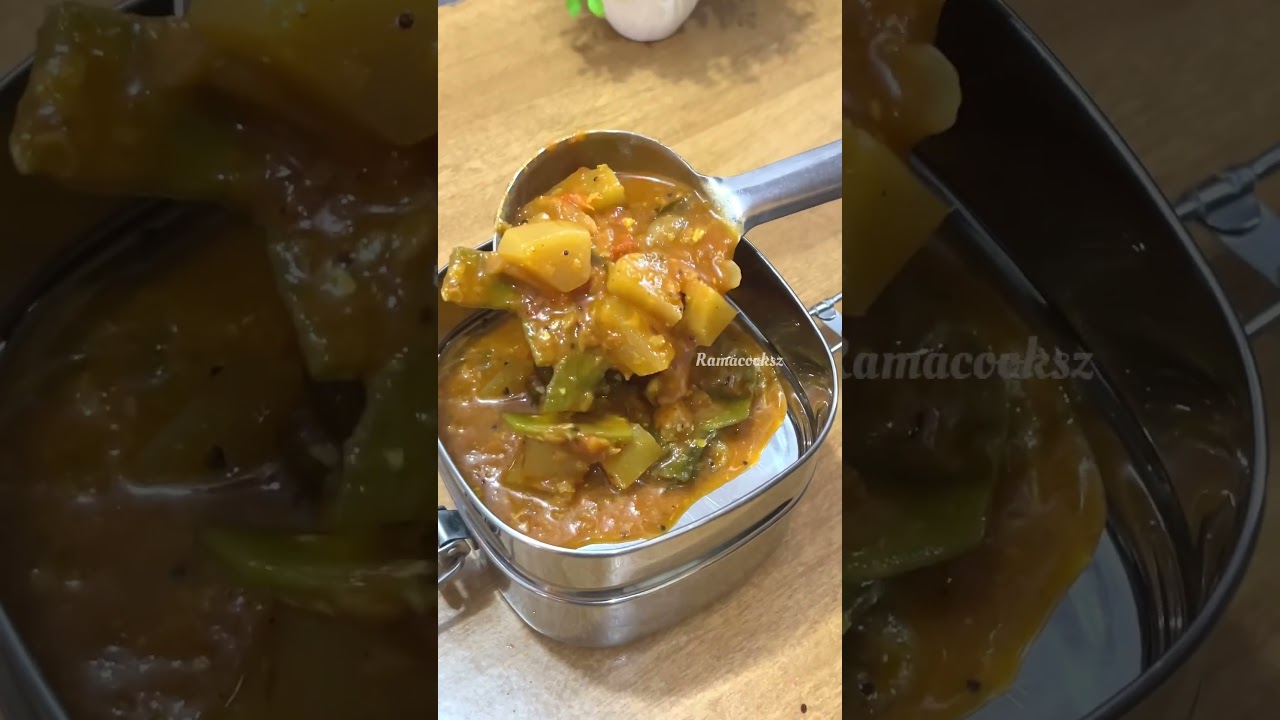 Lunch Recipe: Avarakkai kulambu | kottaranga poriyal | omelette #shortsfeed #lunchbox #lunchboxideas Lunch Recipe: Avarakkai kulambu | kottaranga poriyal | omelette #shortsfeed #lunchbox #lunchboxideas