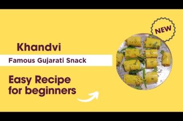 Easy Khandvi Recipe #indianfood #healthy