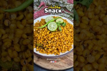 fried Chana dal snack|healthy snacks recipe|chana dal recipe| split chickpeas fry|breakfast #shorts