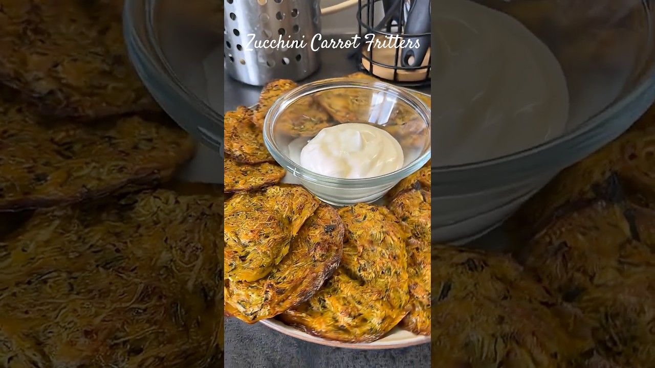 Zucchini Carrot Fritters -Baked & Healthy #shorts#zucchini#easyrecipe#baked#healthyrecipes Zucchini Carrot Fritters -Baked & Healthy #shorts#zucchini#easyrecipe#baked#healthyrecipes