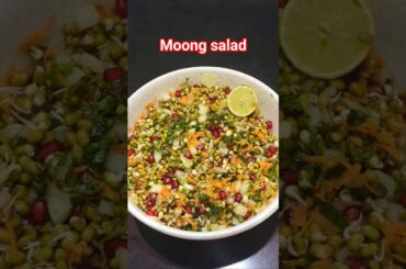 moong sprout salad | green gram sprout salad