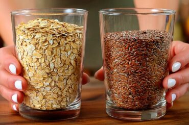 Gesundes Brot aus 3 Zutaten in 5 Minuten! Ich backe es jeden Morgen mit Haferflocken und Leinsamen