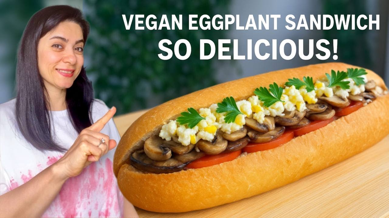 Vegan Eggplant Sandwich, Easy, Healthy & So Delicious, Mrs Vegan Vegan Eggplant Sandwich, Easy, Healthy & So Delicious, Mrs Vegan