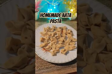 Homemade Aata pasta #food #shorts #ytshorts