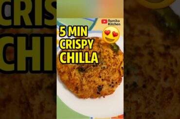 Suji Ka Chilla Recipe | Healthy Breakfast Recipe | Sooji Cheela | Indian Snacks #shorts