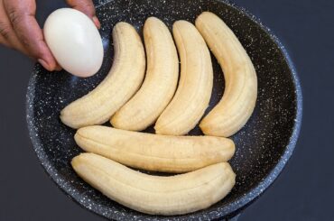 If you have Banana and Eggs, make this 5 minutes recipe for breakfast! Simple & Delicious