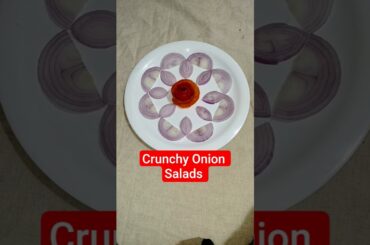 Crunchy Onion Salad Recipe | Quick & Healthy Salad Ideas