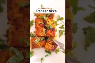 paneer tikka in 10 mins | healthy snacks  #shorts #viralrecipe #viral #paneer