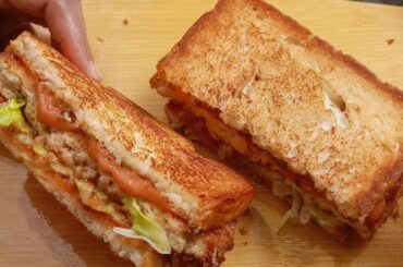 New Best Chicken Patties Sandwich Easy Tasty Recipe | Chicken Snacks |Healthy Tasty Breakfast recipe