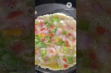 Healthy Omelet with vegetables for Breakfast or lunch