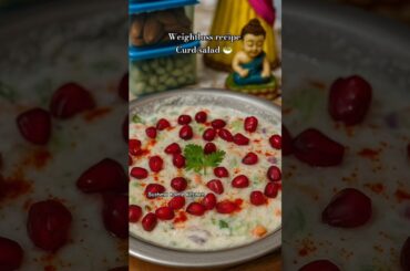 Weight Loss Curd Salad | Healthy & Tasty Recipe #salad #curd #weightloss
