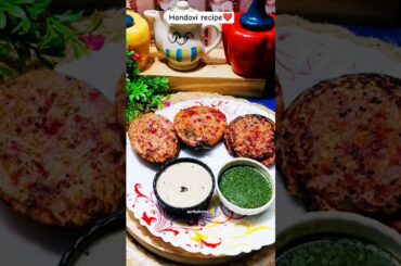 Testy Handavi recipe(breakfast)#healthy breakfast recipe #shorts#sarikahome