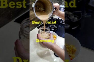 High Protein Salad Dressing #recipe 2-Minute Creamy #almond Paneer Sauce, Healthy, Spicy & Addictive