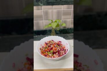 Chawli mixed vegetables salad #deliciousrecipe Healthy salad #shortvideo #shortvideo