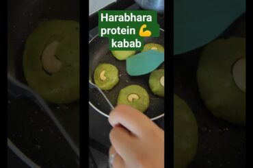 Crispy Hara Bhara Kabab Recipe | High Protein Healthy Snack #shorts