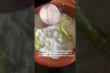 Fermented rice | saddi annam | Healthy breakfast | #shorts #ytshorts #youtubeshorts