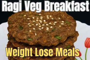 High Protein Ragi Veg Breakfast for Weight Loss | Thyroid & PCOS Friendly | 10-Minute Healthy Recipe