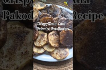 Kuttu: The Ultimate Crunchy Fritter Recipe#shorts