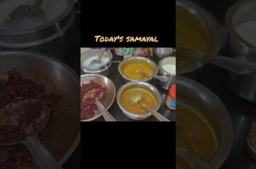 #Today's samayal #shortsfeed #lunch #yummy #cooking #viralvideo #reels #today #viral