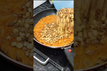 Gur Coated Roasted Chana Recipe | Healthy Sweet Snack | Jaggery Roasted Chana#shorts