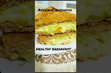 Avocado sandwich healthy sandwich recipe #shorts #avocadosandwich #roshiscreation #healthybreakfast