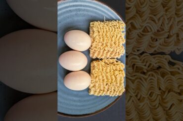 Masala Maggi Recipe! Simple Egg Maggi Breakfast #shorts #food #recipe #maggi