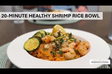 20-Minute Shrimp & Rice Bowl | High-Protein, Healthy & Quick Dinner Recipe