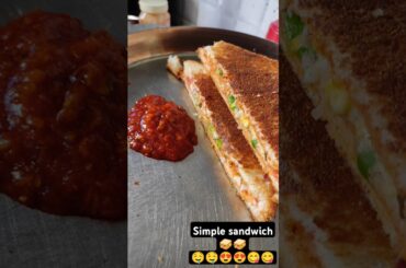 simple and easy sandwich #food#easyrecipe #sandwichrecipe #sandwich#shortvideo #chinese#chinesefood