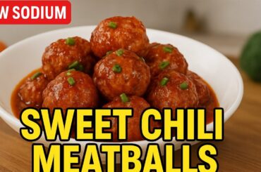 LIVE Sweet Chili Turkey Meatballs Healthy Dinner Recipe