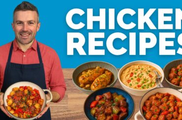 The 5 BEST Healthy Chicken Breast Recipes for Weight Loss. Easy & Delicious.