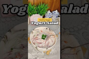 Healthy Veggie Yogurt Salad | Quick & Refreshing Recipe | Healthy Salad | Sister’s Spoon